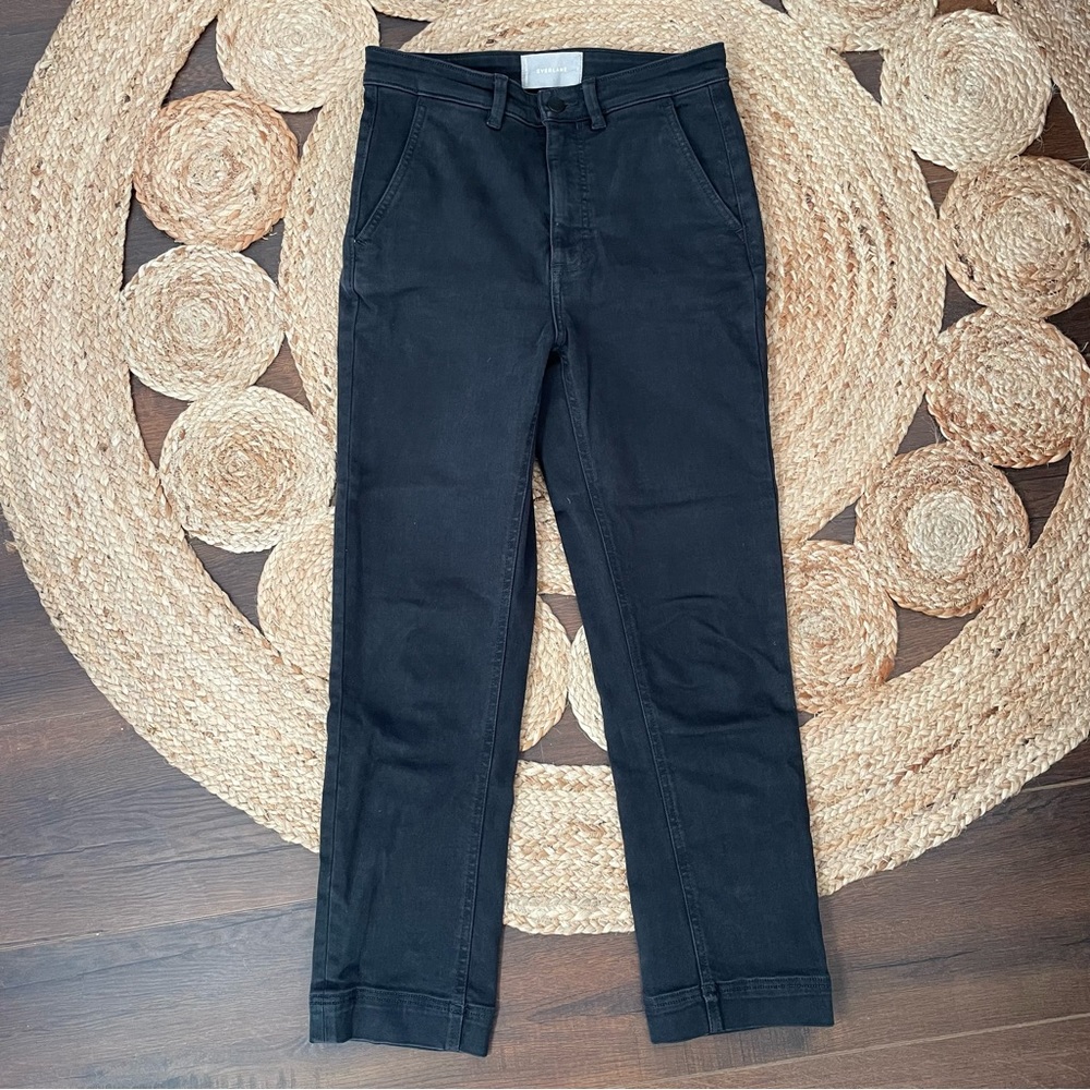 Everlane regular slim leg cropped pants